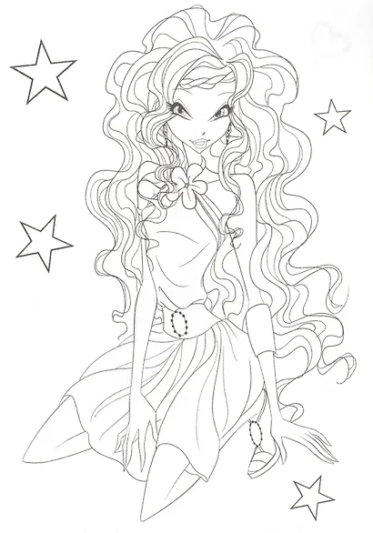 Раскраска А5 Эконом. Winx. Удивительные Винкс - фото 3