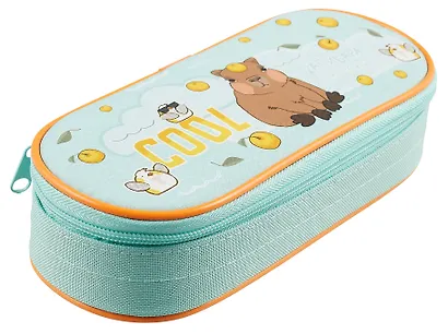 Пенал-косметичка "Реально крутой Капибара", с карманом на молнии - фото 3