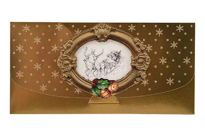 Лакарт Конверт для денег Новый Год код 10 - фото 1