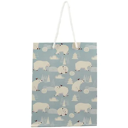 Подарочный пакет «Белые медведи», А5 - фото 2