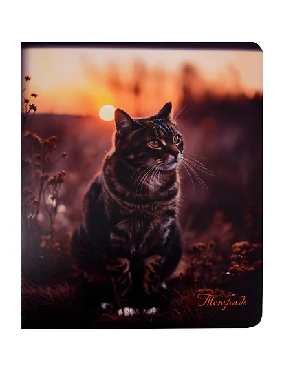 Тетрадь 48 листов, клетка, "Cats", в ассортименте - фото 4