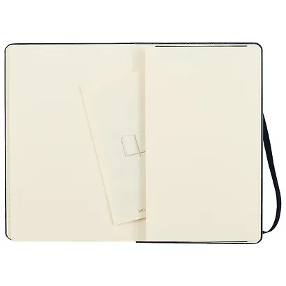 Записная книжка Moleskin Classic Medium, синяя, 120 листов, А5+ - фото 4