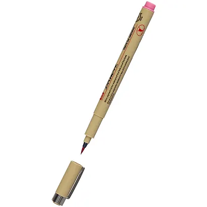 Ручка-кисточка капиллярная Pigma Brush Розовый, Sakura - фото 2