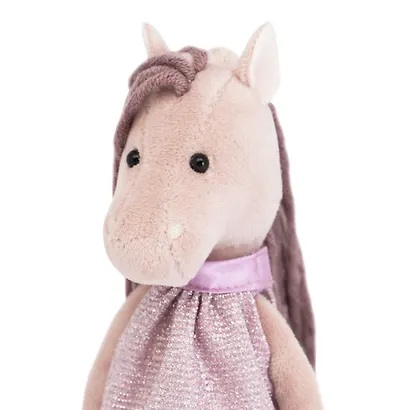 Мягкая игрушка Новый Год 2026 Лошадка Искорка (16 см) - фото 4