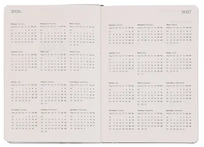 Ежедневник дат. 2026г. А5 176л 140x200 мм "Shadow" бежевый, иск.кожа, интегр.переплет, тонир.блок, карман, шелкография, цвет.обрез, 2 ляссе, скругл.углы - фото 4