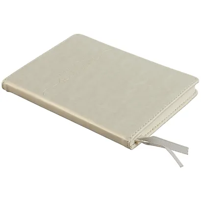 Записная книжка А6 80л лин. "MOMENTS" иск.кожа, поролон, тв.переплет, термотиснение, ляссе, инд.уп. - фото 2