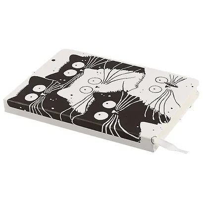 Книга для записей "Black&white cats" А6, 96 листов, клетка - фото 2