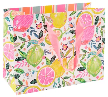 Пакет А5 18*23*10 "Лимоны" жен., бум.мат.ламинат - фото 3