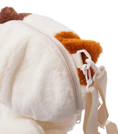 Сумочка-бананка плюшевая Котик-обнимашка (29х18х10) (12-2283-202411-B3) Bookvalno - фото 7