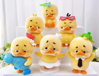 Коллекционная фигурка "Расстроенная утка" 6,5см, Blind Box, 1983 Toys, 15+ - фото 10