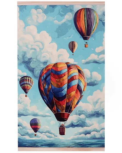 Алмазное панно на подвесе. Воздушное путешествие. 30х50 см. - фото 1