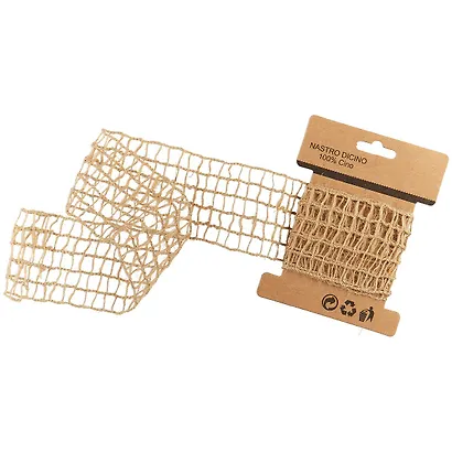 Тесьма джут сетка, 4,5 см х 1 м - фото 2