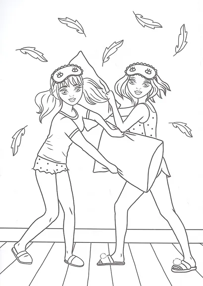 Настя. Мастерская красоты. Раскраска - фото 4