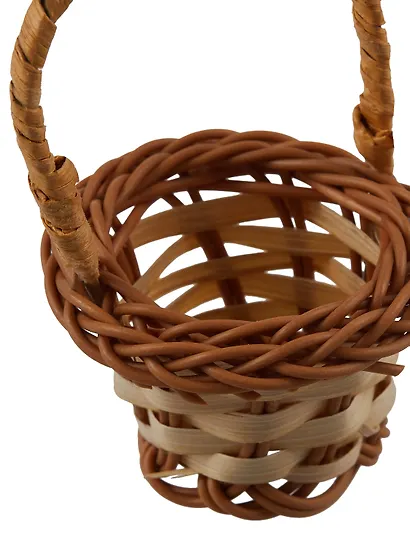 Декоративная Корзинка из лозы, 10см - фото 2