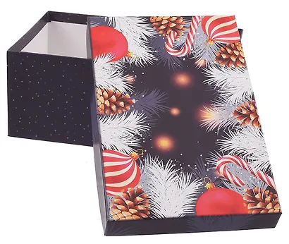 Коробка подарочная "СКАЗОЧНАЯ ПОЛНОЧЬ" 28.5*18.5*12см, Новый год, картон - фото 4