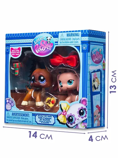 Игровой набор Праздники Рождественские Каникулы (2 фигурки Немецкий дог и Такса) (Основная) (коробка) - фото 4