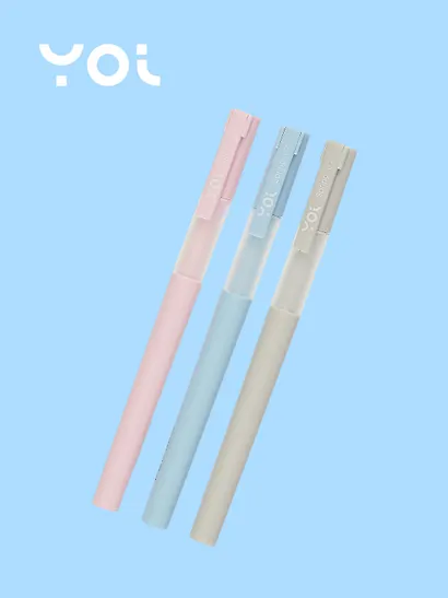 Ручка гелевая Yoi, Spring, синяя 0,7 мм, в ассортименте - фото 4