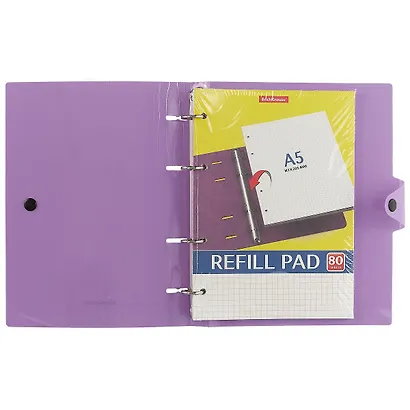 Тетрадь на кольцах в клетку Erich Krause, Vivid, 80 листов, в ассортименте - фото 3