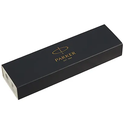 Ручка подарочная шариковая синяя, Jotter Premium Bond Street Black GT, Parker - фото 3