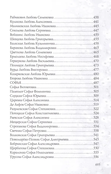 Имена женщин России. Вера, Надежда, Любовь, Софья - фото 6