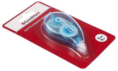 Корректор лента 5мм*6м, блистер, GoodMark - фото 2