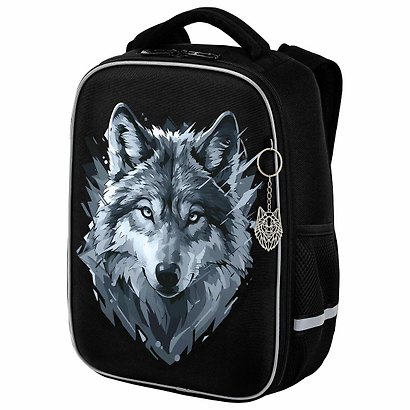 Ранец «Gray wolf», с брелоком, 1 отделение, 35×26×13 см, ЭВА, Brauberg - фото 1