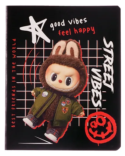 Тетрадь 48 листов в клетку "Кидз Бэй. Монстрики-милашки" - фото 8