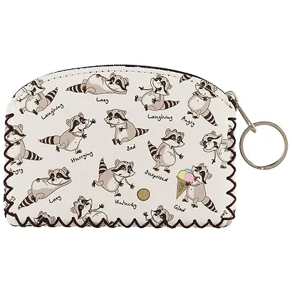 Кошелёк для мелочи «Raccoons life», 13 х 9 см - фото 1