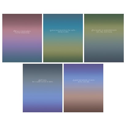 Тетрадь общая «Colors & Words», 96 листов в клетку, А5, в ассортименте - Listoff - фото 1
