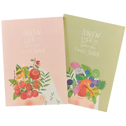 Тетрадь в линейку JoyTop, Life gives you fruit juice, B5, 38 листов, в ассортименте - фото 3