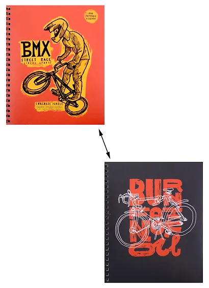 Тетрадь в клетку Listoff, "Фрирайд", 96 листов, в ассортименте - фото 4