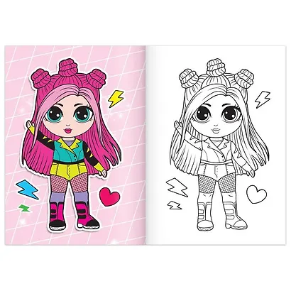 Набор раскрасок "WOW Girls" (комплект из 6 книг) - фото 4