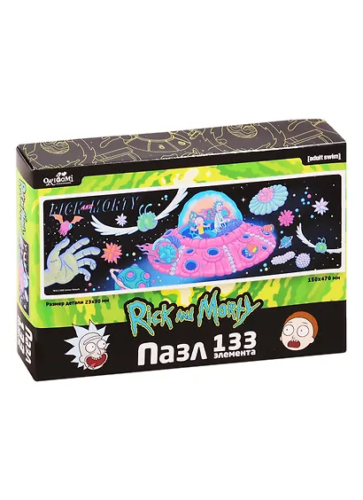 Пазл 133 эл. Рик и Морти. Космос - фото 1