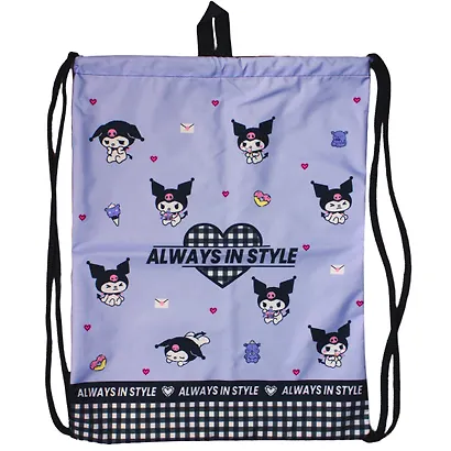 Мешок для сменной обуви "Kuromi. На стиле" 37 х 47 см, 1 отделение - фото 5