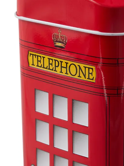 Копилка Телефонная будка (металл) (17×7) (12-09412-03797) - фото 6