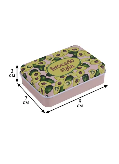 Шкатулка Авокадо (9х7х3) (металл) - фото 3