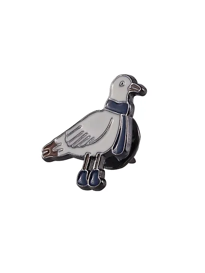 Набор металлических значков (3шт.) (Значок СПб Мосты и сердце Значок СПб Нерпа Значок СПб Чайка) (Подарок из Петербурга) (металл) - фото 12