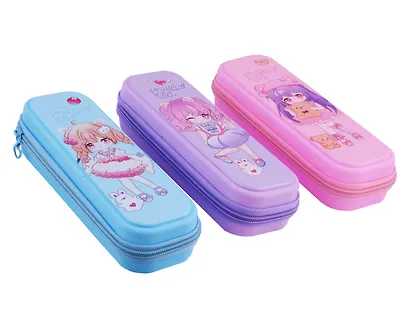 Пенал корпусный "Аниме девочка" - фото 1