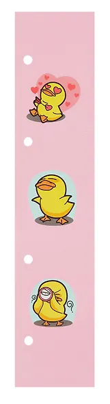 Закладка для книг пластиковая "Утиные истории" ассорти - фото 4