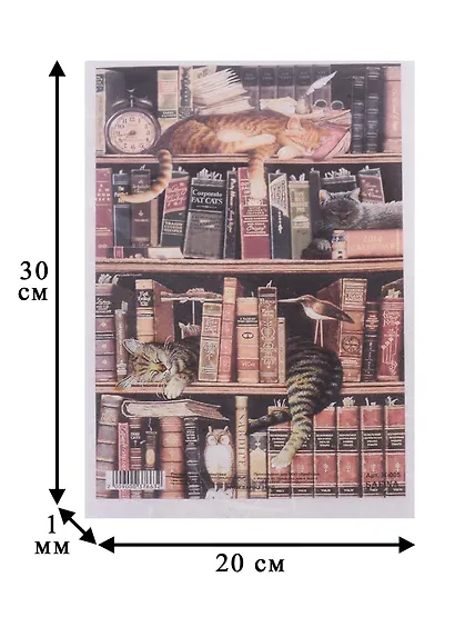 Рисовая карта для декупажа SAFINA (20 х 30 см) (Ж-005) (упаковка) - фото 2