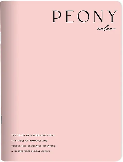 Тетрадь «Peony», В5, 48 листов в клетку, розовый, скрепка - фото 4