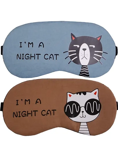 Маска для сна Кот Night cat (пакет) 12-37534-SM-02 - фото 3