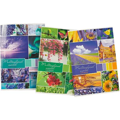 Тетрадь в клетку Hatber, "Разноцветный мир", А4, 96 листов, в ассортименте - фото 5