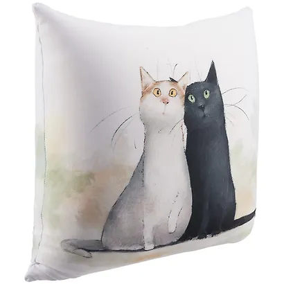 Подушка-антистресс Коты. Павлик и Валера (30х30) - фото 2