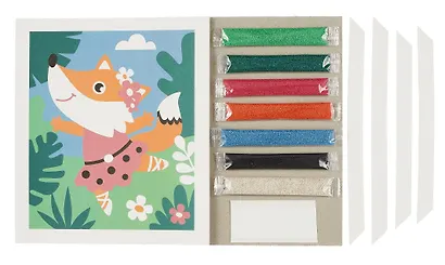 Набор для детского творчества Песочная фреска "Танцующий лисенок" - фото 3