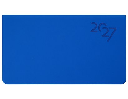 Планинг дат. 2027г. 64л "Soft Touch" космический синий, иск.кожа, интегр.переплет, тонир.блок, скругл.углы, ляссе, инд.уп - фото 1