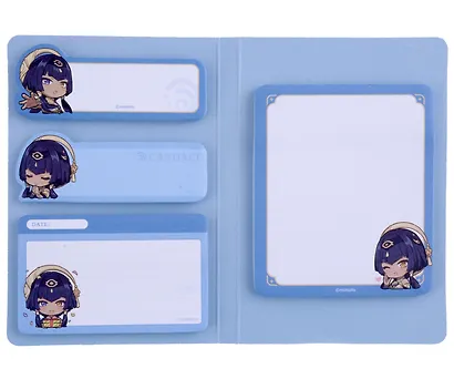 Блоки для записей, 4 штуки "Chibi Expression Candace" диспенсер-книжка - фото 2