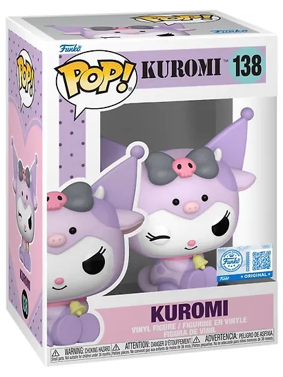 Фигурка Funko POP! Kuromi Kuromi in Cow Cosplay (Exc) (138) (Fun91736) - фото 2