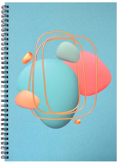 Тетрадь в клетку Listoff, "New day. Дизайн 4", А4, 96 листов - фото 1