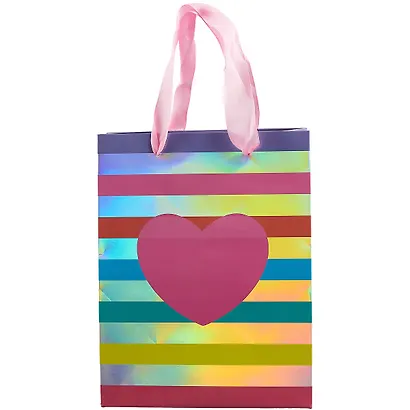 Пакет А5 23*18*10  "Сердечко" жен., бум.мат.ламинат - фото 2